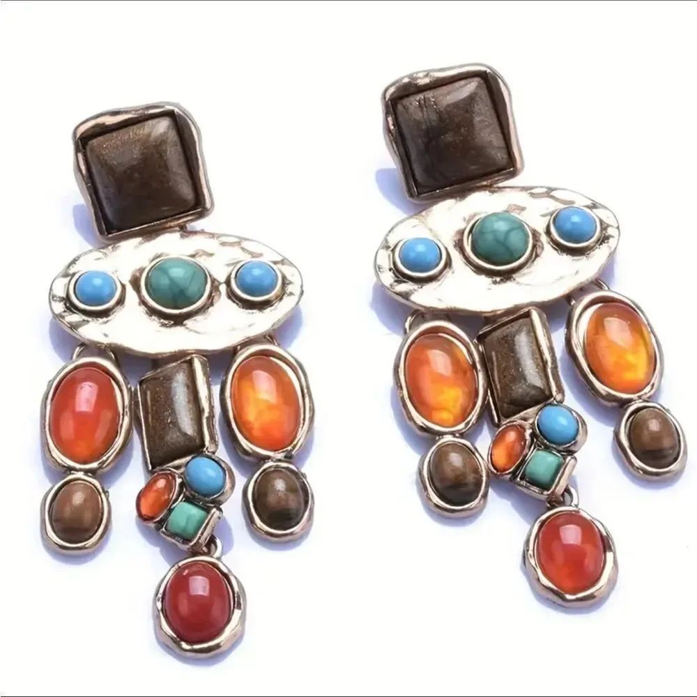 crystal drop earrings H9
